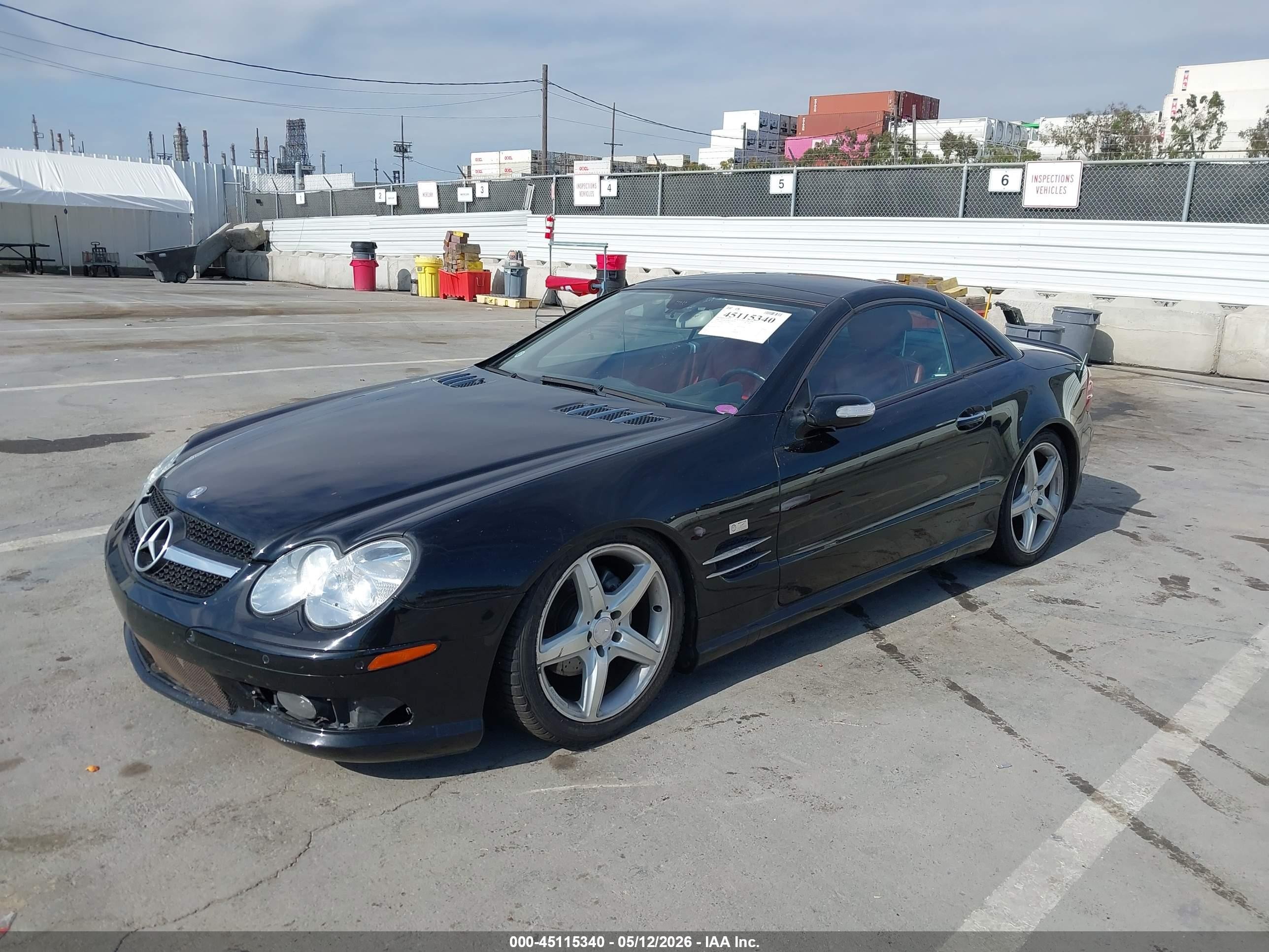 2006 Mercedes-benz Sl 500   Black vin: WDBSK75F36F115625