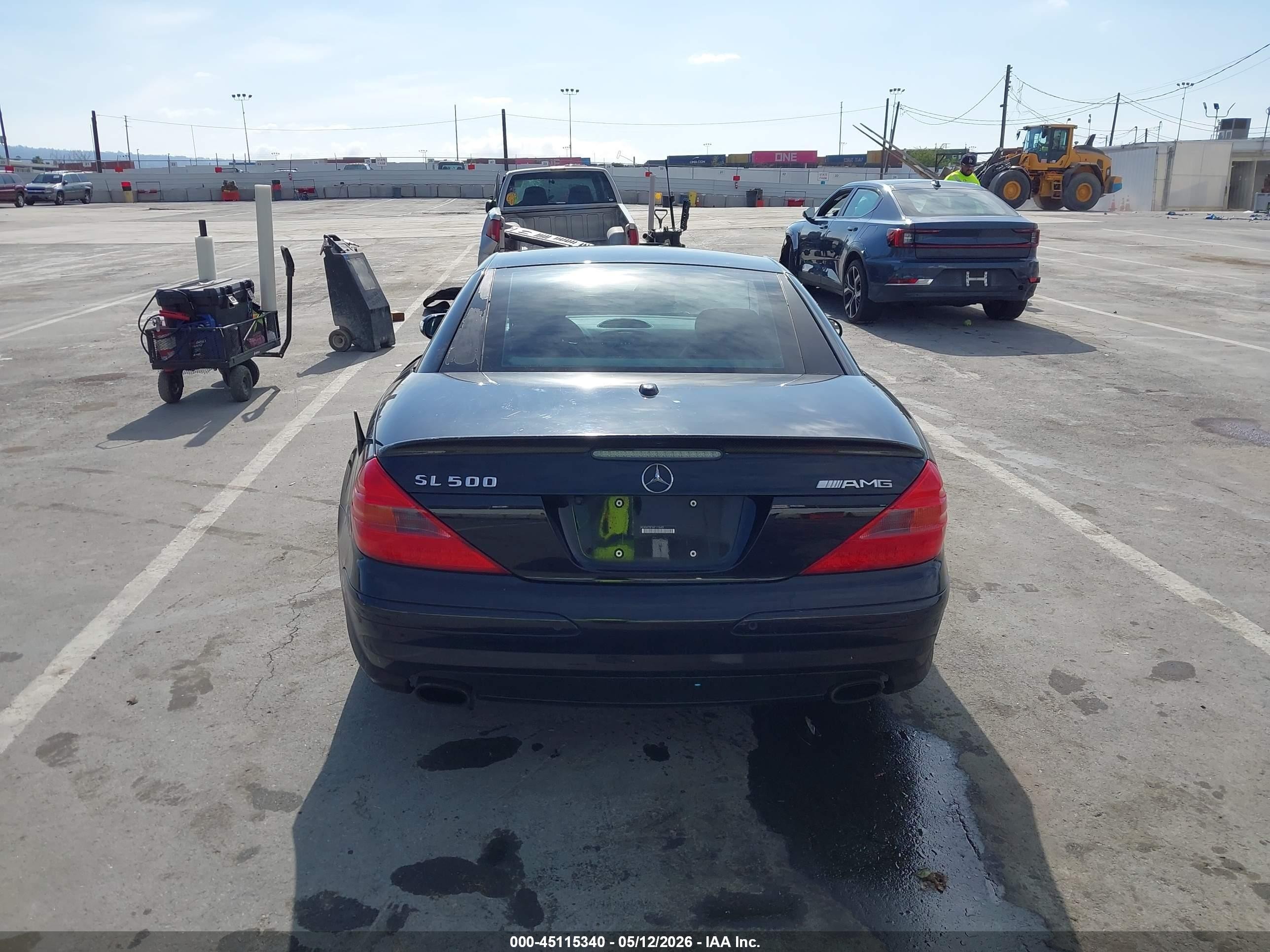 2006 Mercedes-benz Sl 500   Black vin: WDBSK75F36F115625