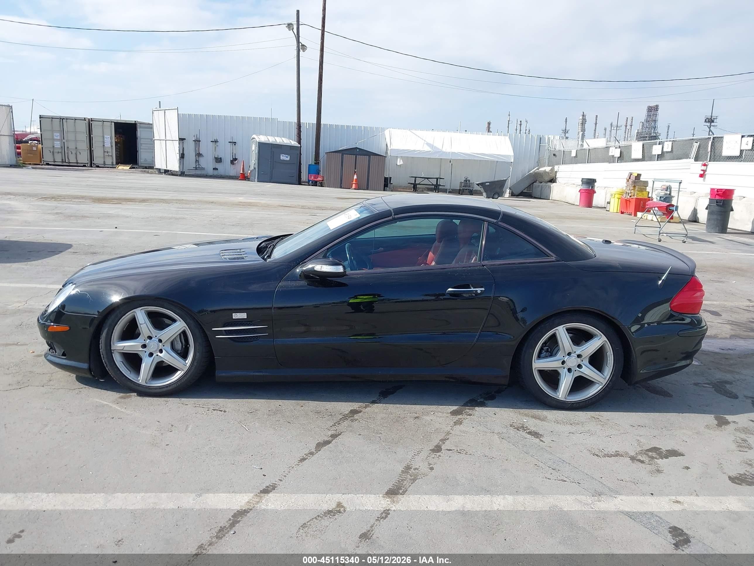 2006 Mercedes-benz Sl 500   Black vin: WDBSK75F36F115625
