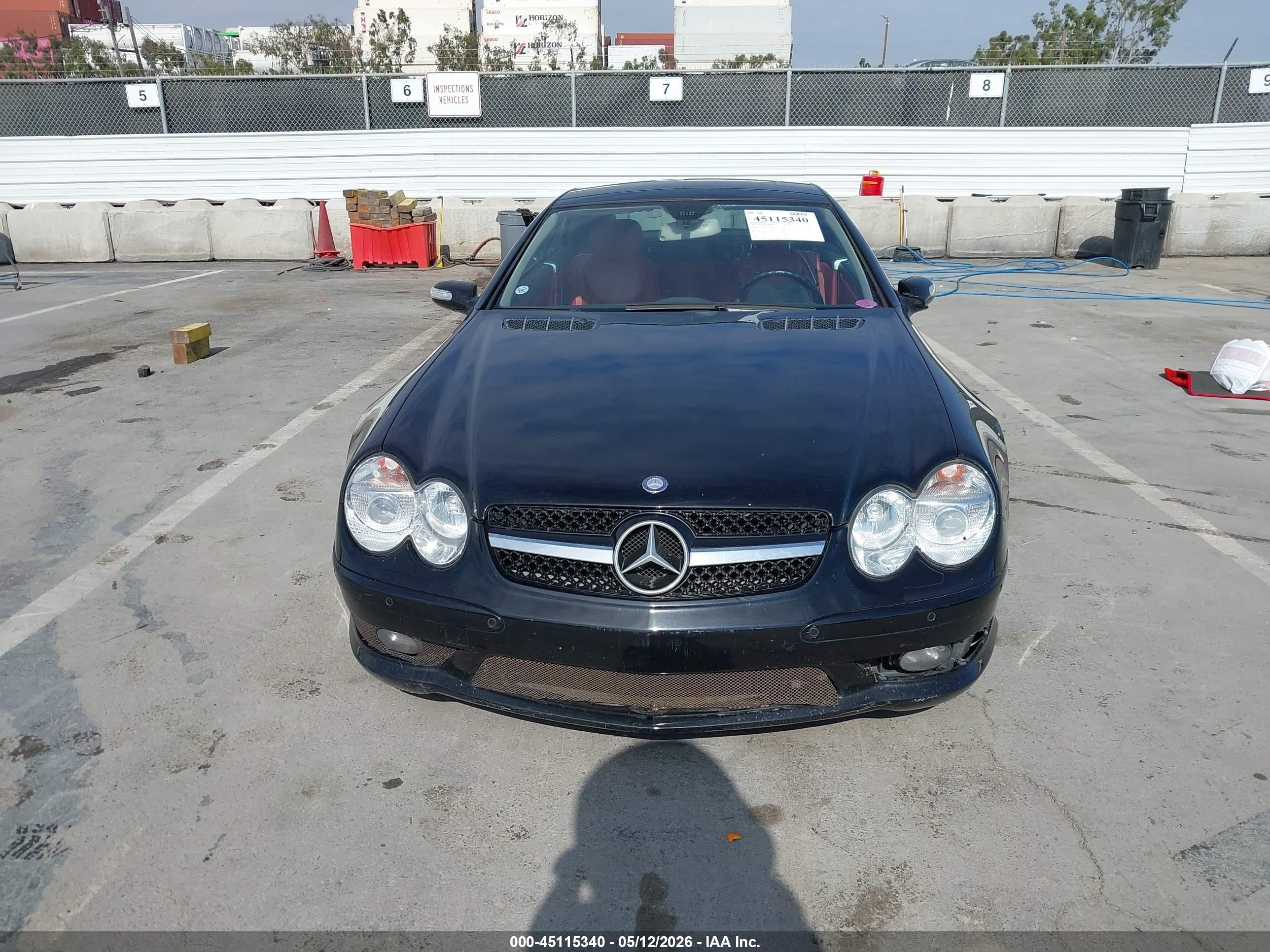 2006 Mercedes-benz Sl 500   Black vin: WDBSK75F36F115625