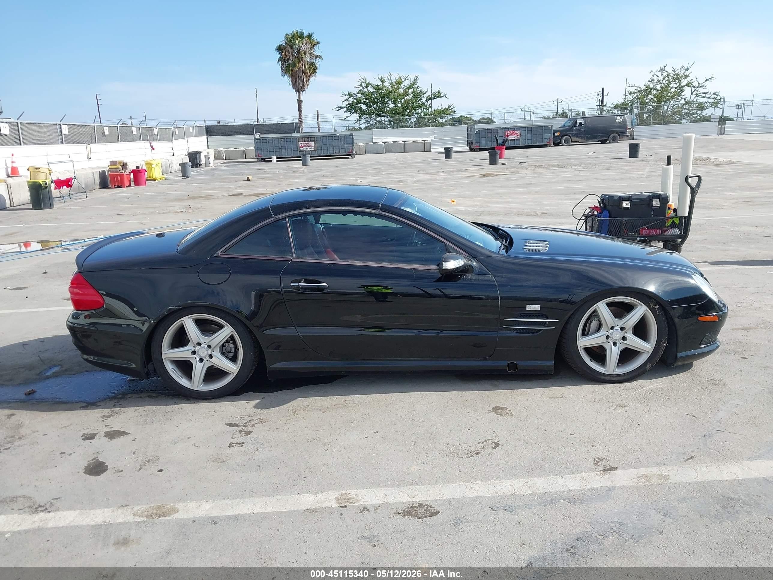 2006 Mercedes-benz Sl 500   Black vin: WDBSK75F36F115625
