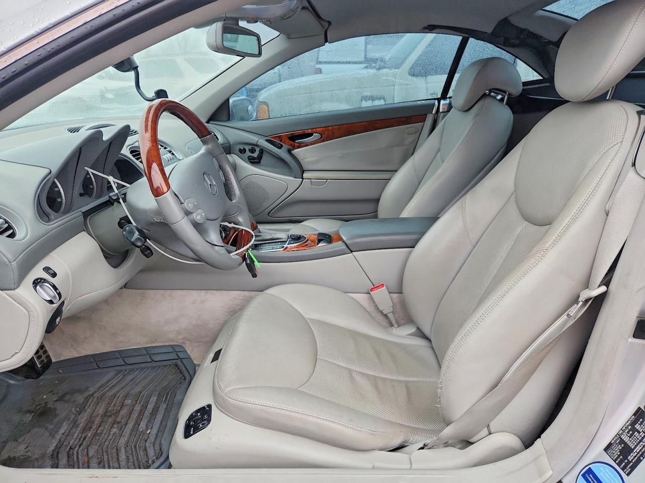 2004 Mercedes-benz Sl 500 Silver vin: WDBSK75F44F075732