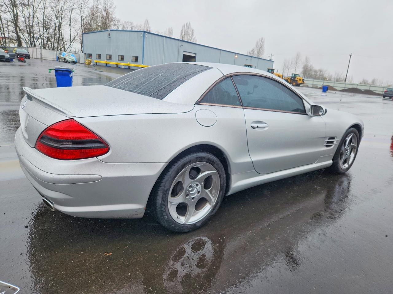 2004 Mercedes-benz Sl 500 Silver vin: WDBSK75F44F075732