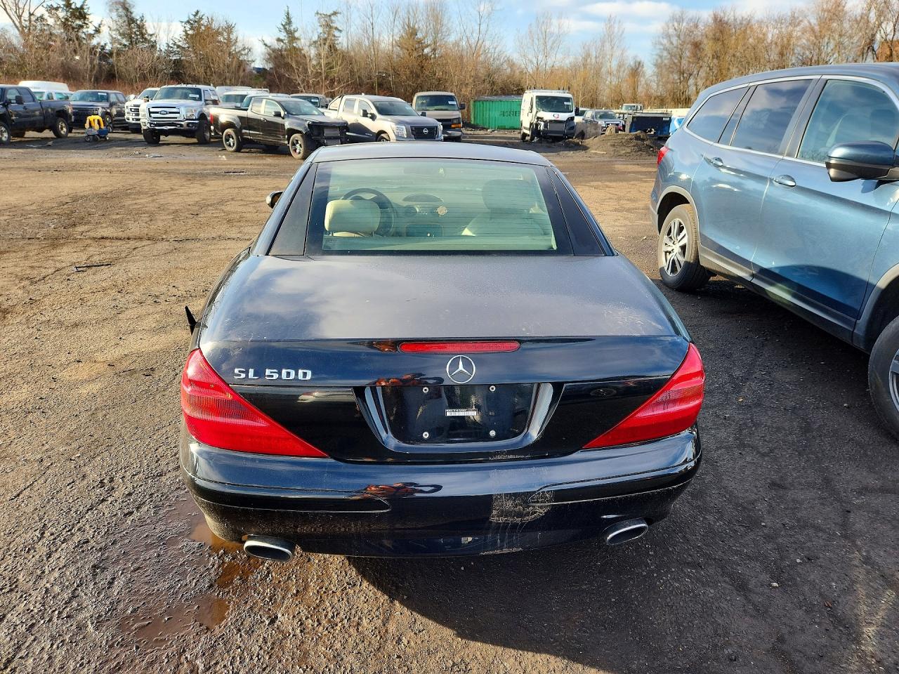 2004 Mercedes-benz Sl 500 Черный vin: WDBSK75F44F085807