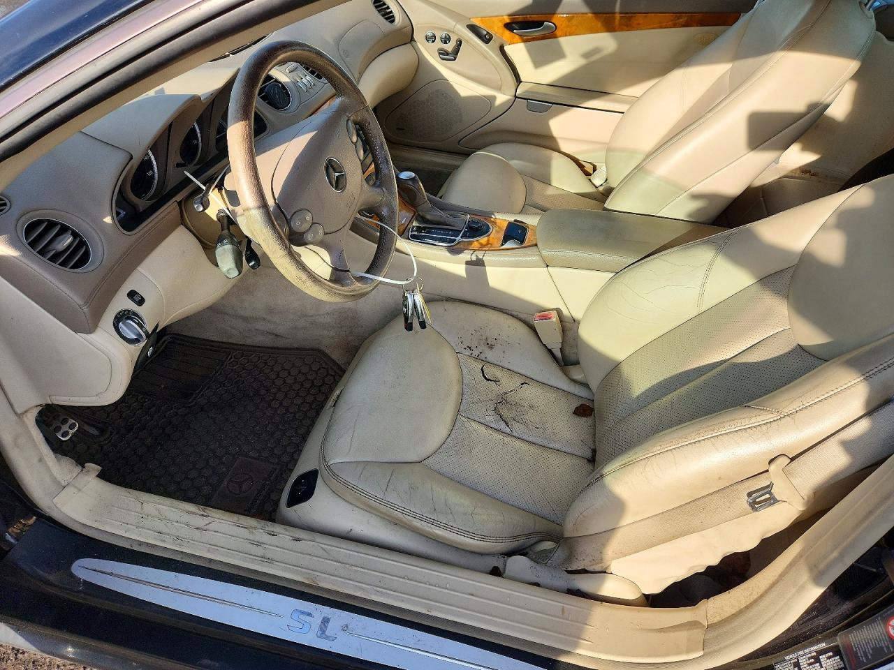 2004 Mercedes-benz Sl 500 Черный vin: WDBSK75F44F085807