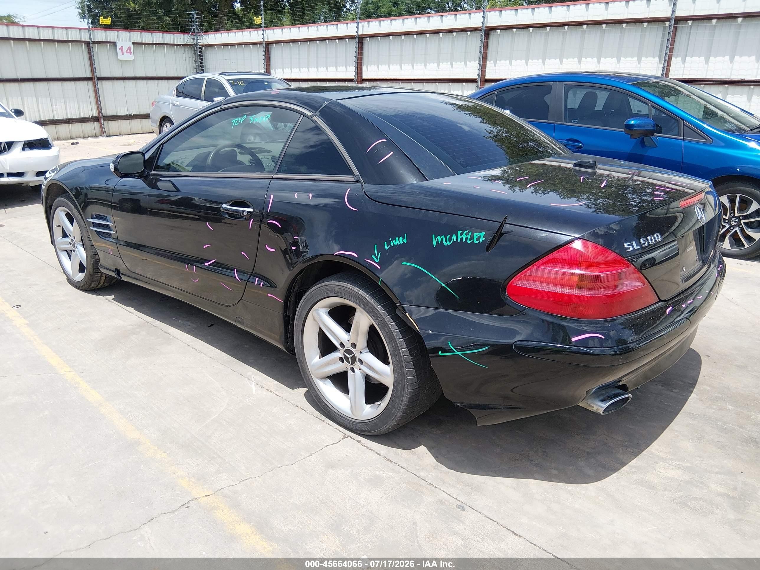 2005 Mercedes-benz Sl 500   Черный vin: WDBSK75F45F102025