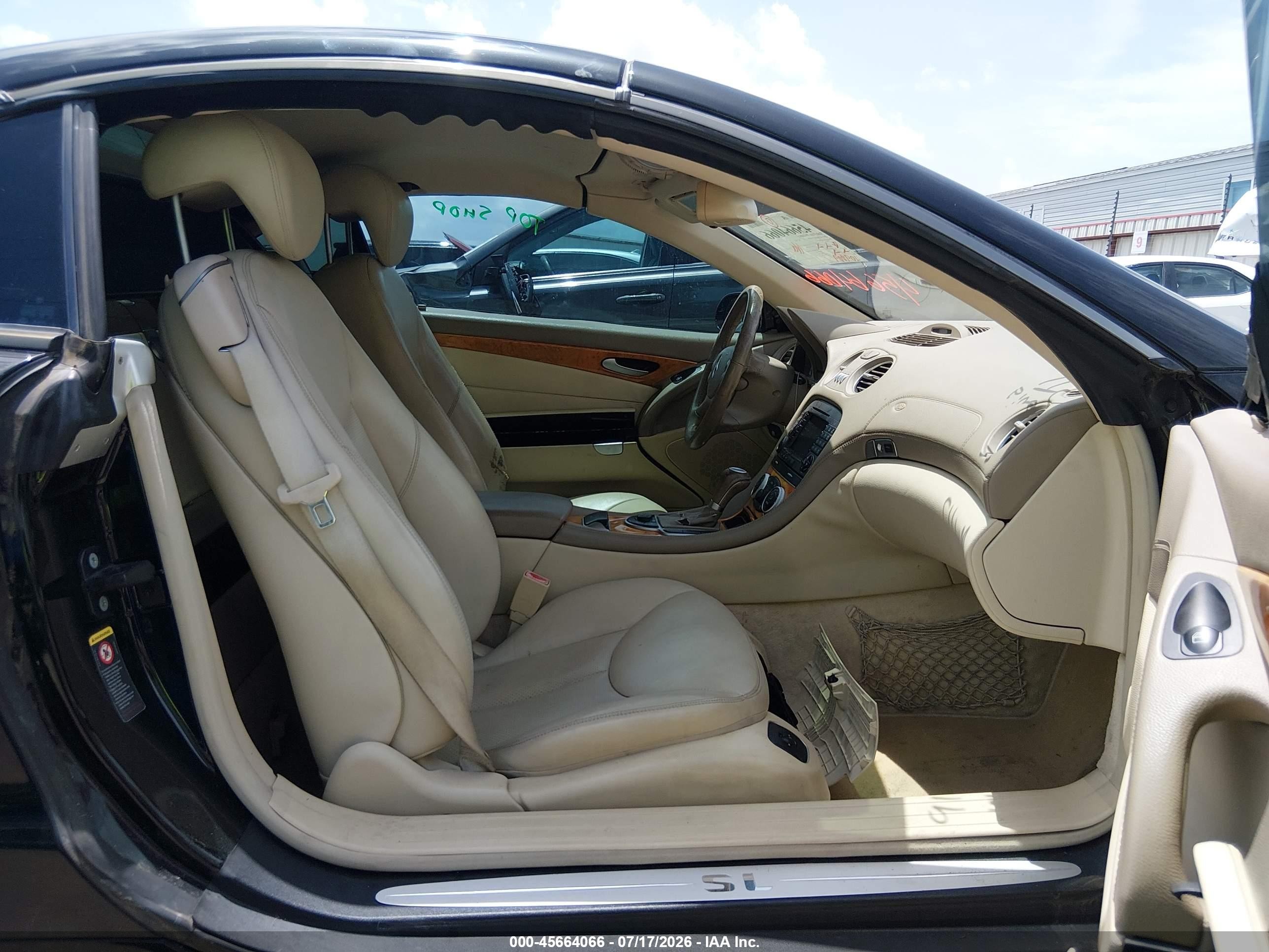 2005 Mercedes-benz Sl 500   Черный vin: WDBSK75F45F102025