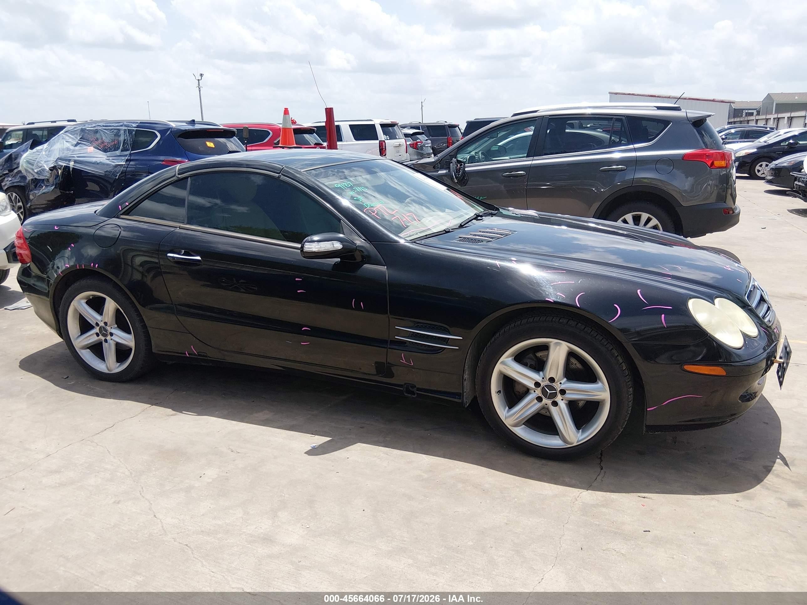 2005 Mercedes-benz Sl 500   Черный vin: WDBSK75F45F102025