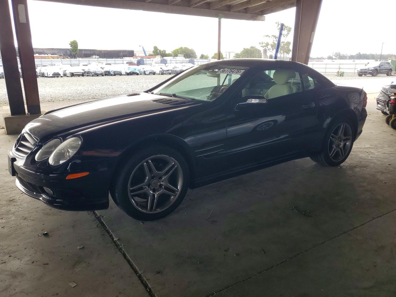 2006 Mercedes-benz Sl 500 Blue vin: WDBSK75F46F109820