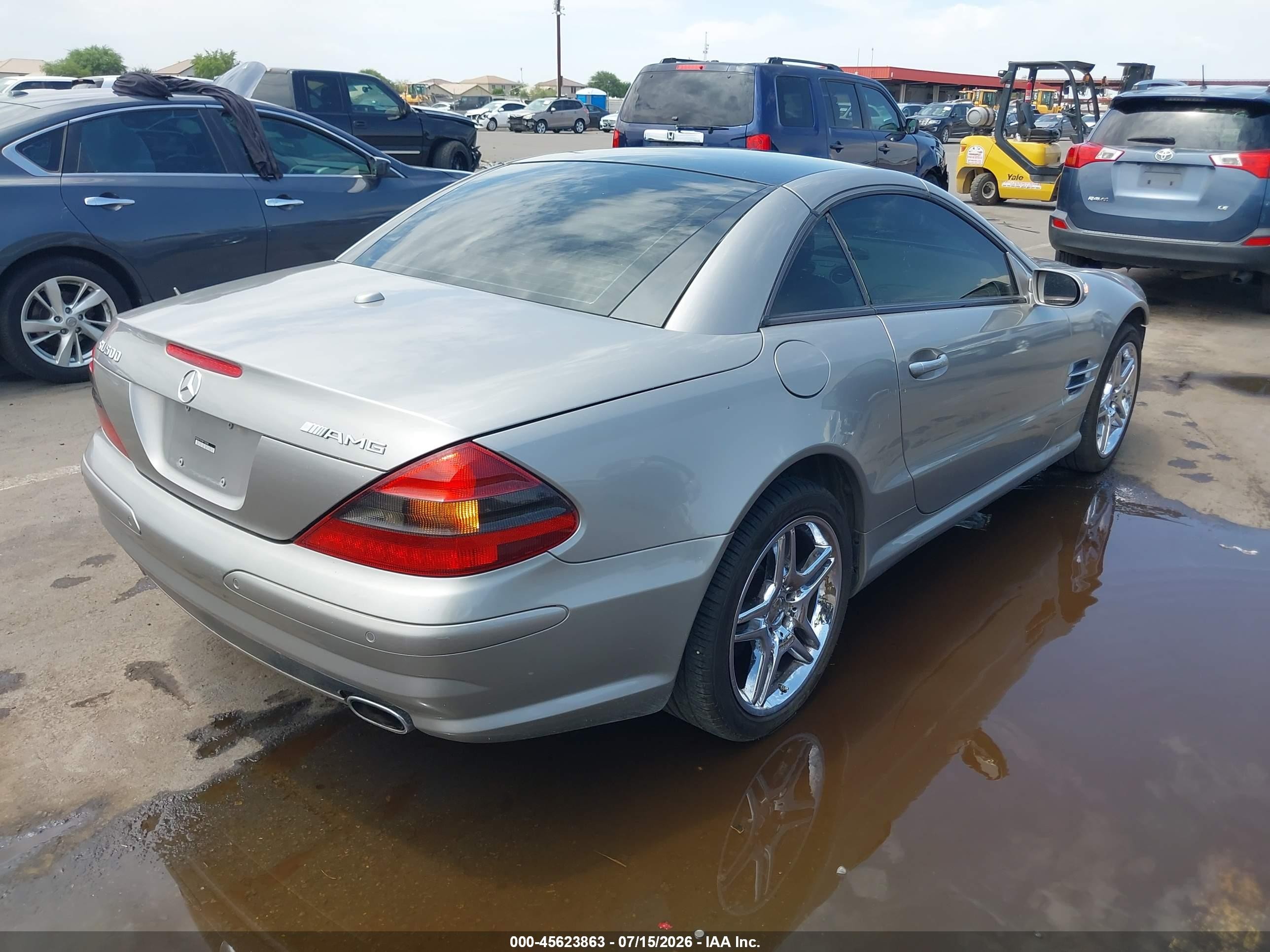 2006 Mercedes-benz Sl 500   Silver vin: WDBSK75F46F112538