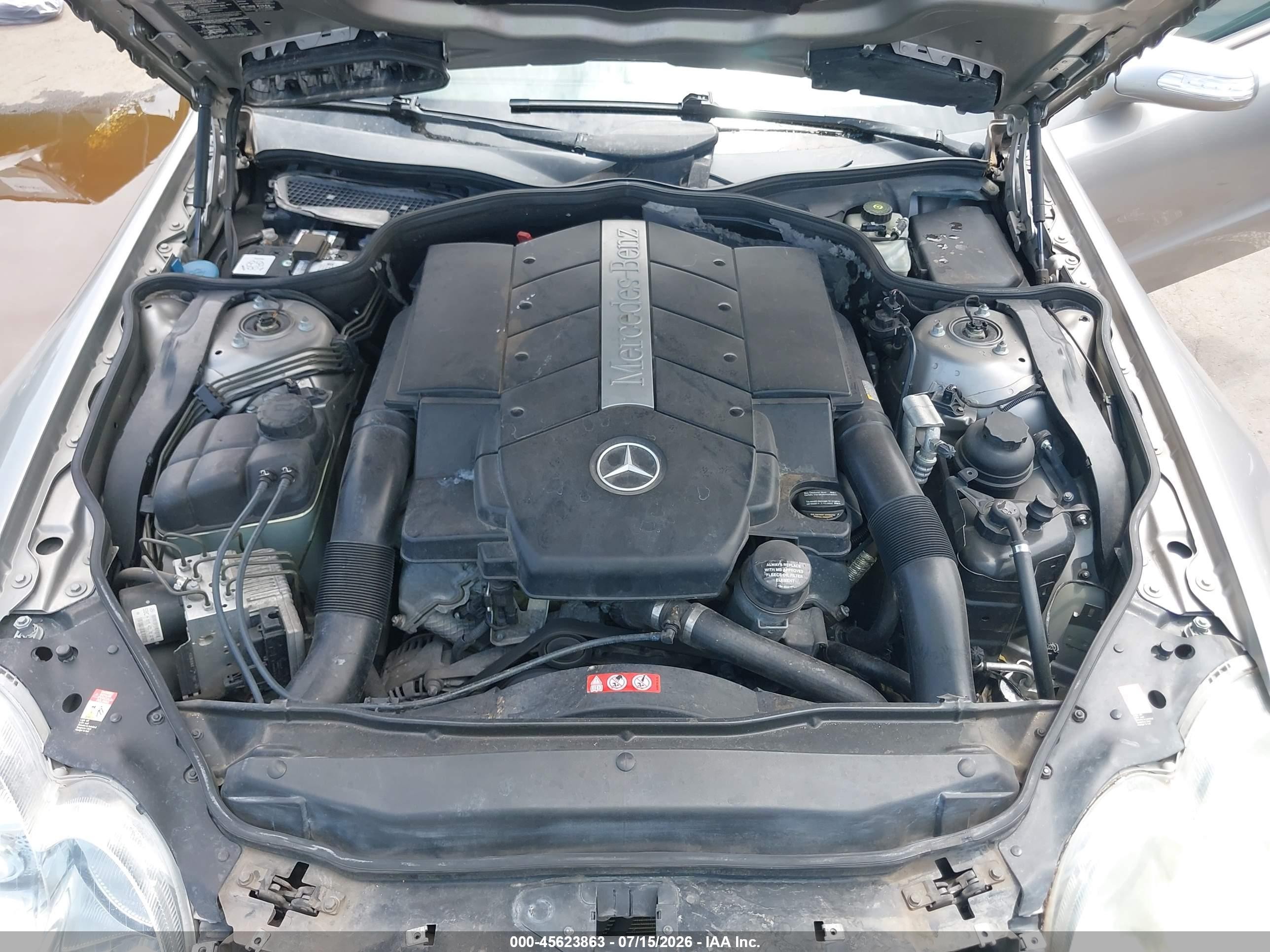 2006 Mercedes-benz Sl 500   Silver vin: WDBSK75F46F112538