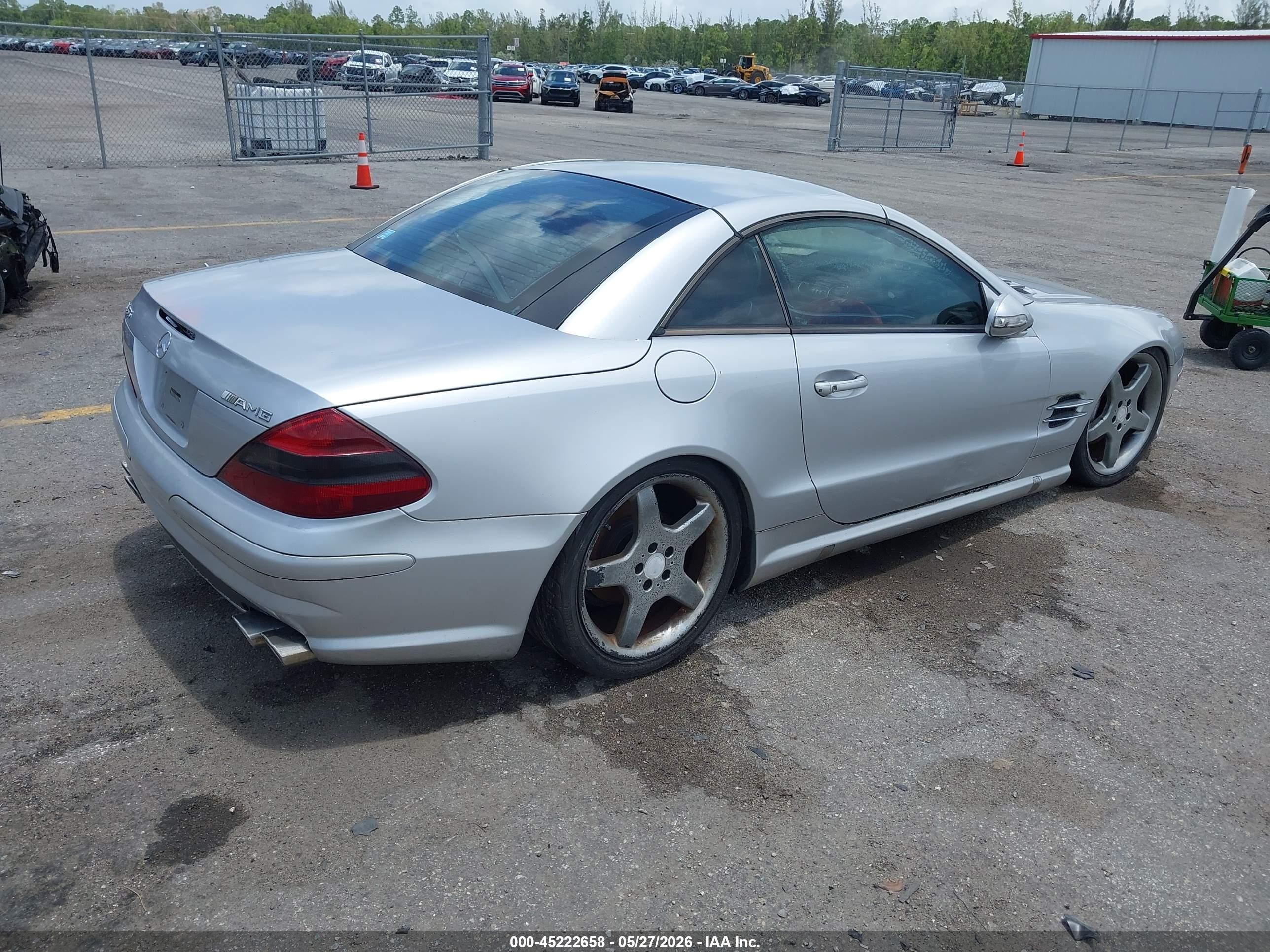 2003 Mercedes-benz Sl 500   Silver vin: WDBSK75F53F017935