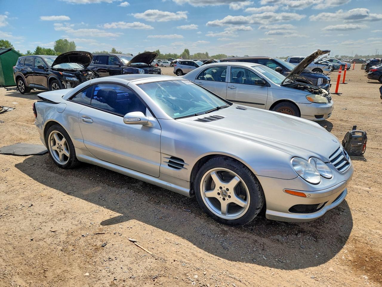 2003 Mercedes-benz Sl 500r Silver vin: WDBSK75F53F029518