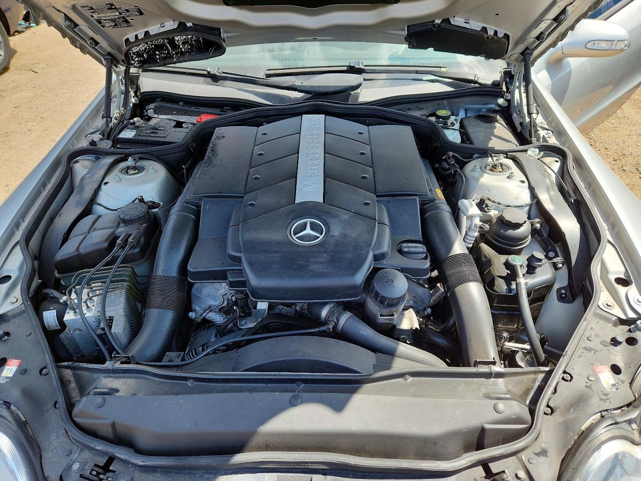 2003 Mercedes-benz Sl 500r Silver vin: WDBSK75F53F029518