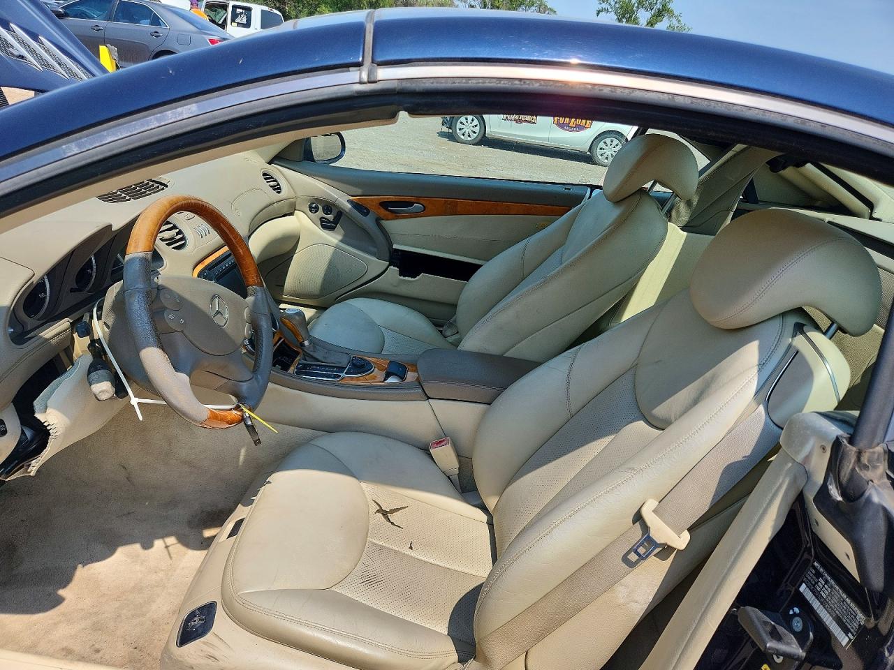 2003 Mercedes-benz Sl 500r Blue vin: WDBSK75F53F035609