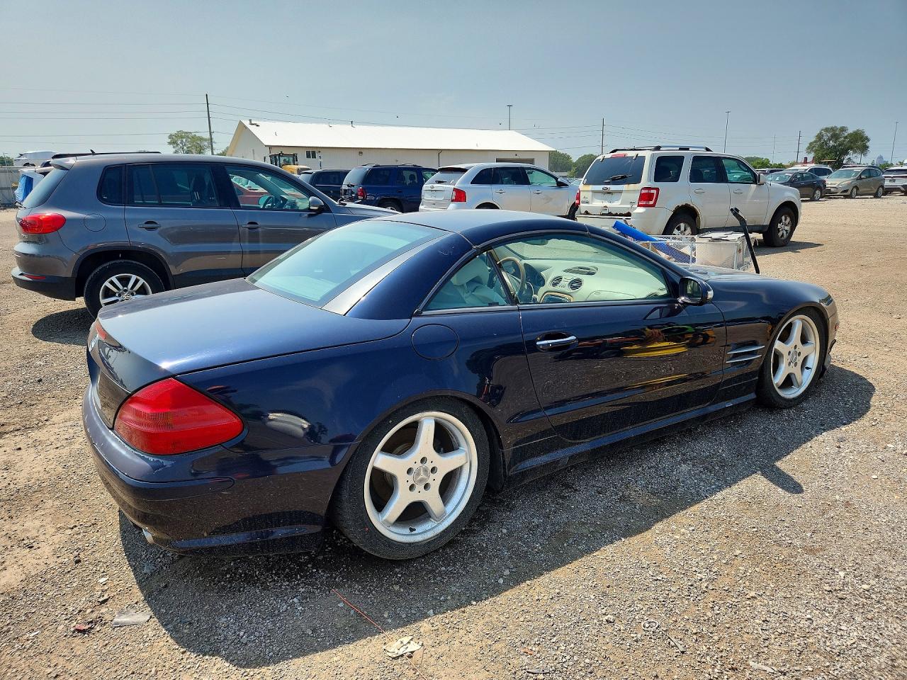 2003 Mercedes-benz Sl 500r Blue vin: WDBSK75F53F035609