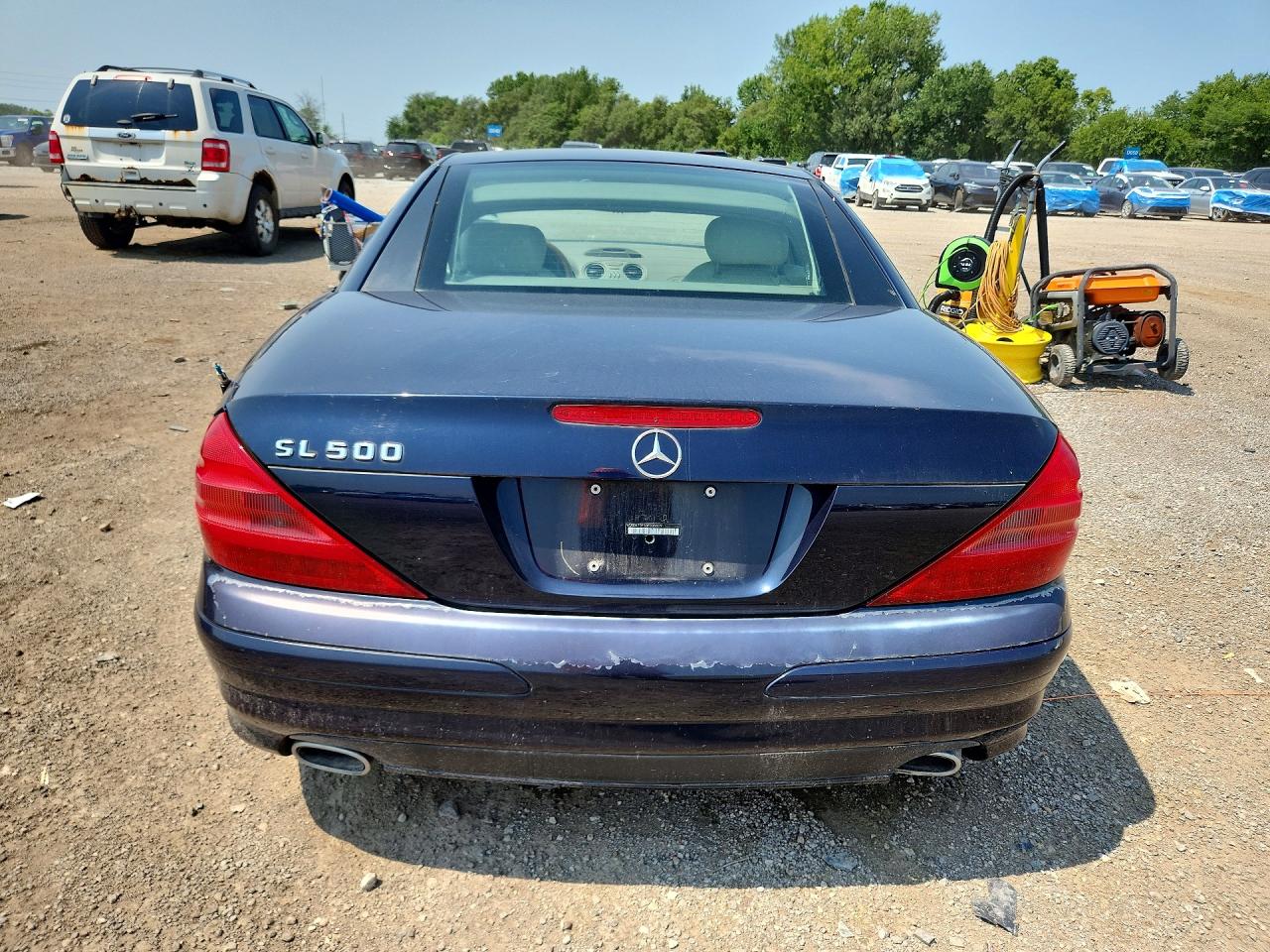 2003 Mercedes-benz Sl 500r Blue vin: WDBSK75F53F035609