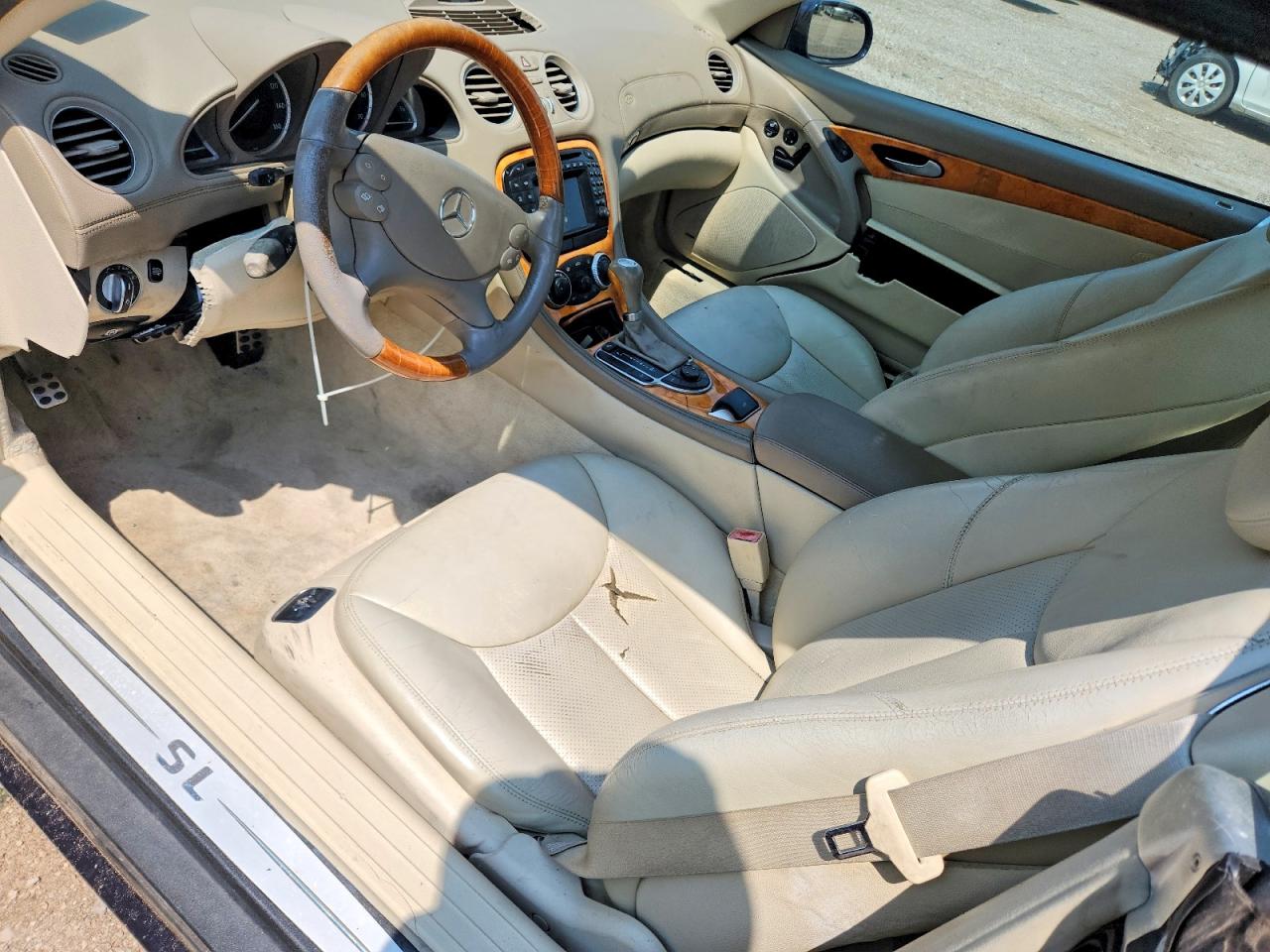 2003 Mercedes-benz Sl 500r Blue vin: WDBSK75F53F035609