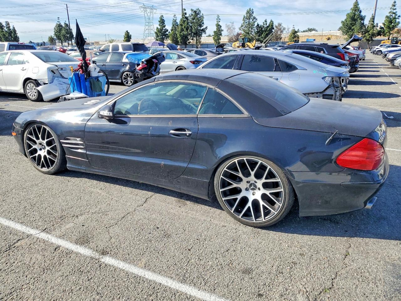 2003 Mercedes-benz Sl 500r Black vin: WDBSK75F53F037134