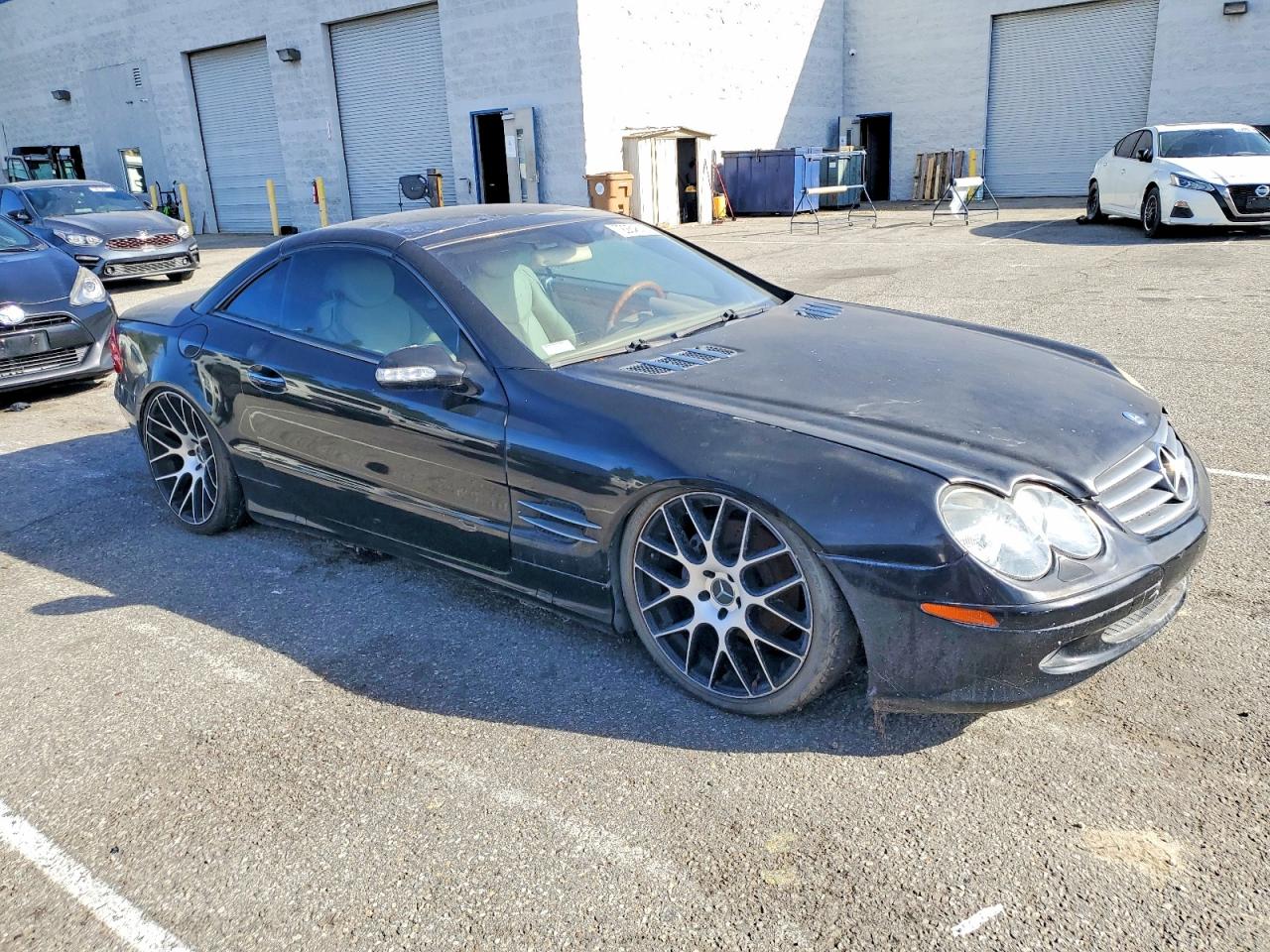 2003 Mercedes-benz Sl 500r Black vin: WDBSK75F53F037134