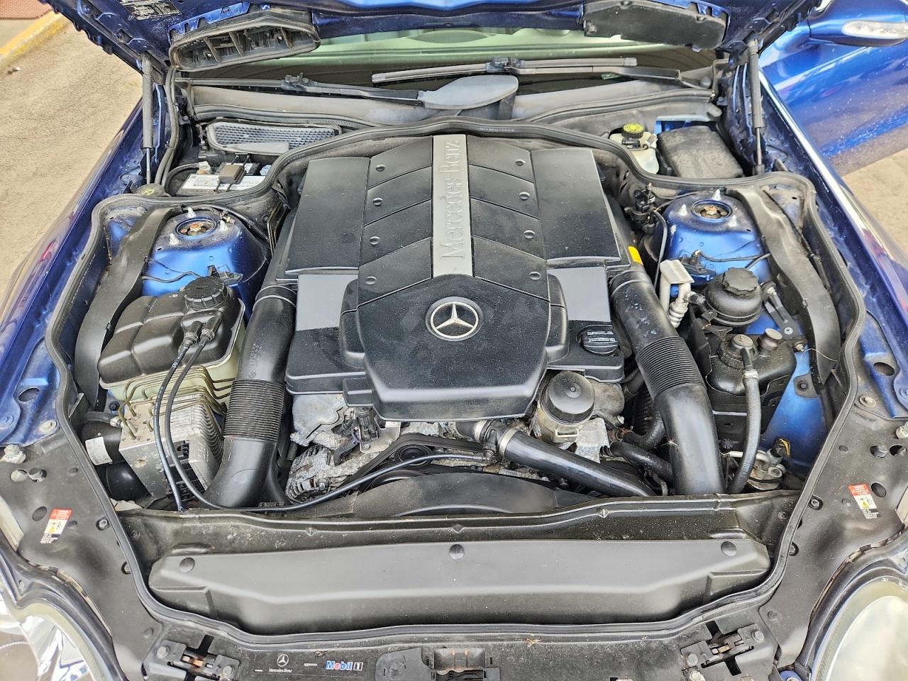 2003 Mercedes-benz Sl 500r Blue vin: WDBSK75F53F039000