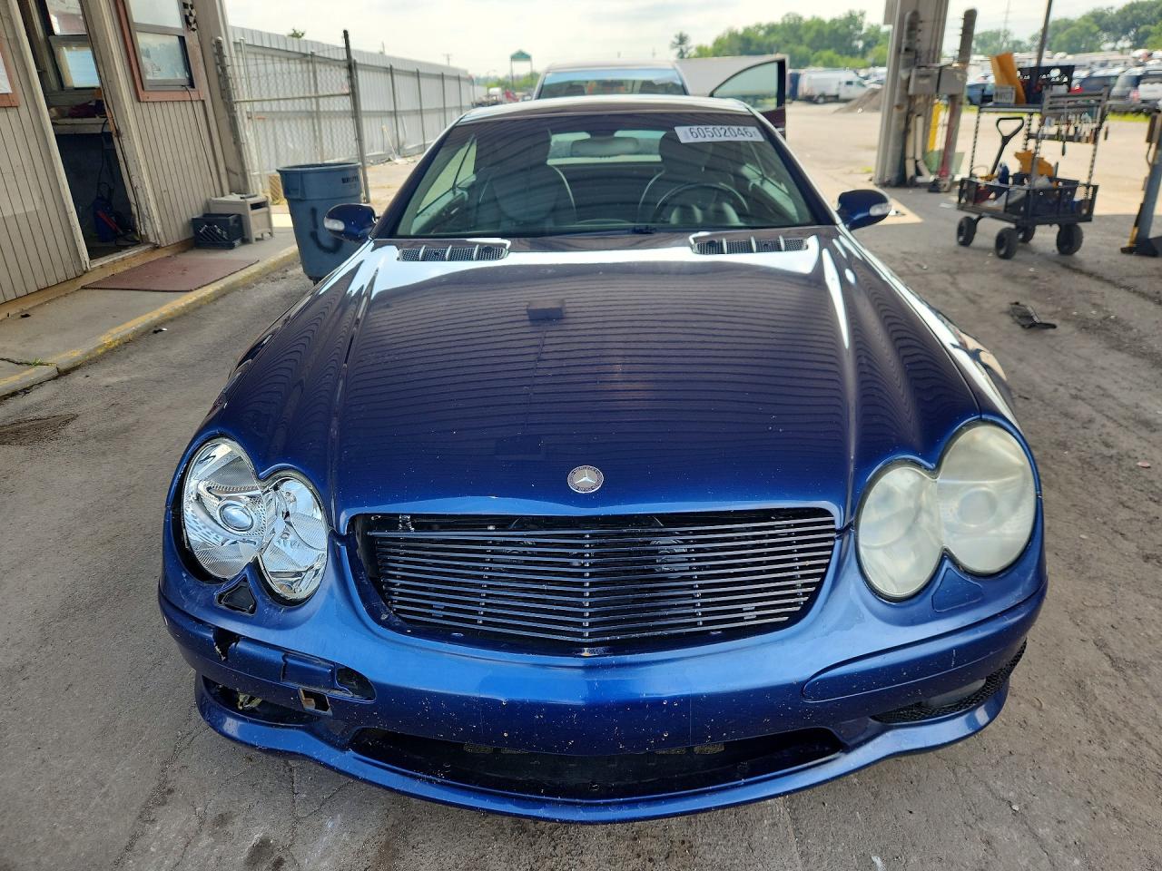 2003 Mercedes-benz Sl 500r Blue vin: WDBSK75F53F039000
