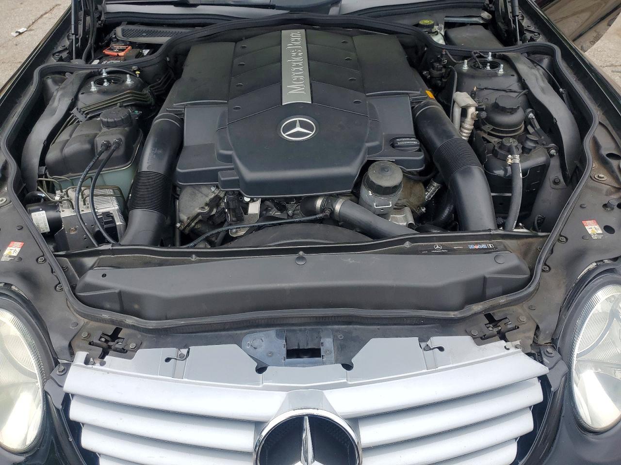 2003 Mercedes-benz Sl 500r Black vin: WDBSK75F53F049543