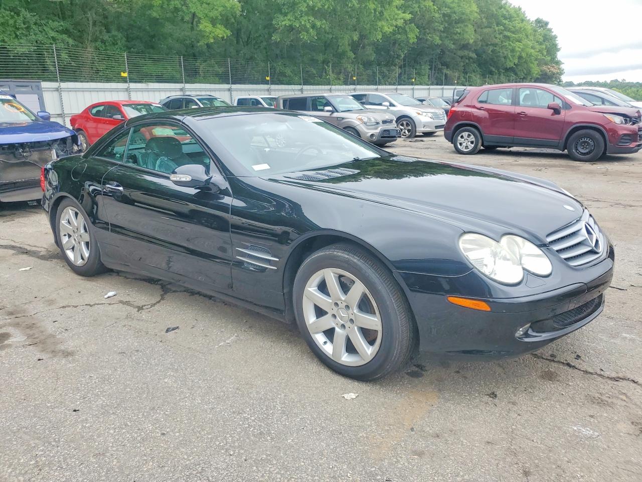 2003 Mercedes-benz Sl 500r Black vin: WDBSK75F53F049543