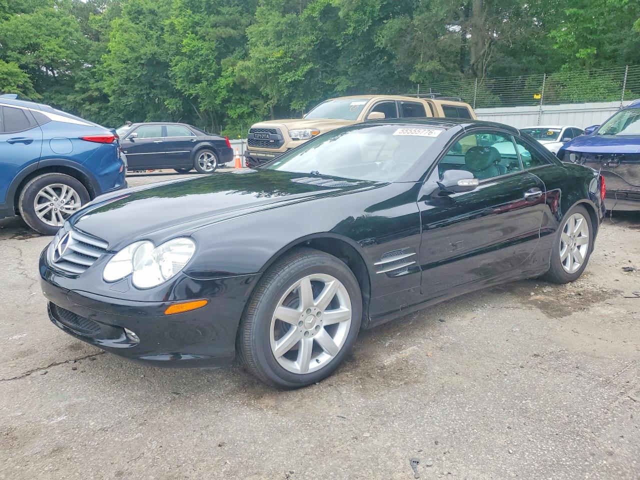 2003 Mercedes-benz Sl 500r Black vin: WDBSK75F53F049543