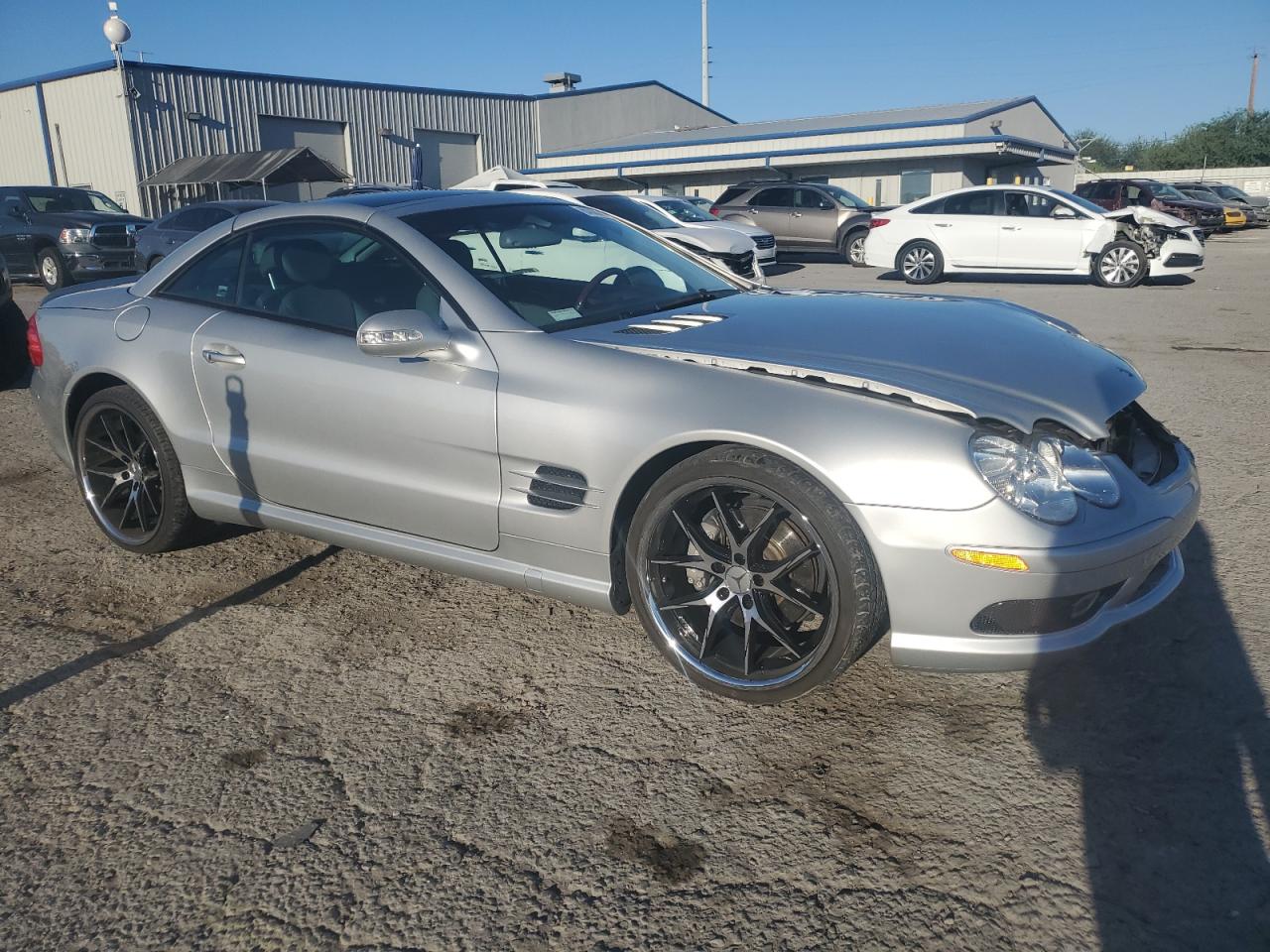 2003 Mercedes-benz Sl 500r Silver vin: WDBSK75F53F054466