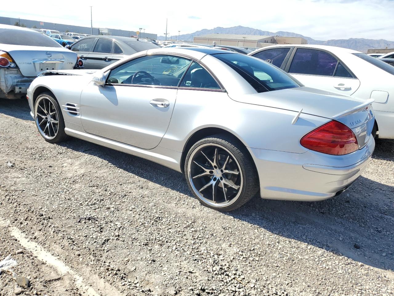 2003 Mercedes-benz Sl 500r Silver vin: WDBSK75F53F054466