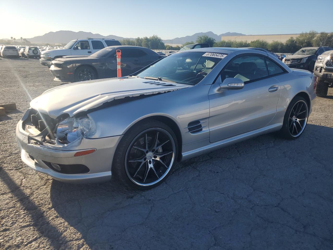 2003 Mercedes-benz Sl 500r Серебряный vin: WDBSK75F53F054466