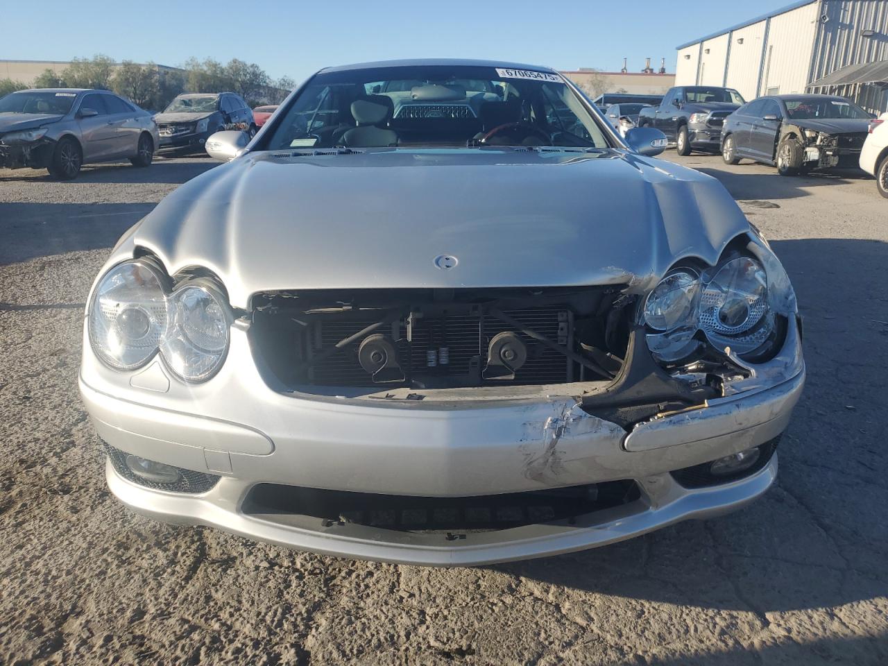 2003 Mercedes-benz Sl 500r Silver vin: WDBSK75F53F054466