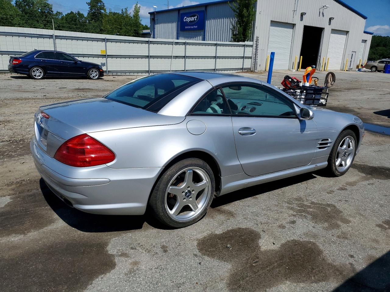2003 Mercedes-benz Sl 500r Silver vin: WDBSK75F53F055665