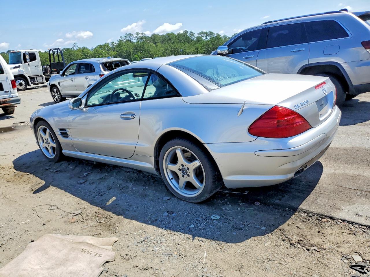 2003 Mercedes-benz Sl 500r Silver vin: WDBSK75F53F055665