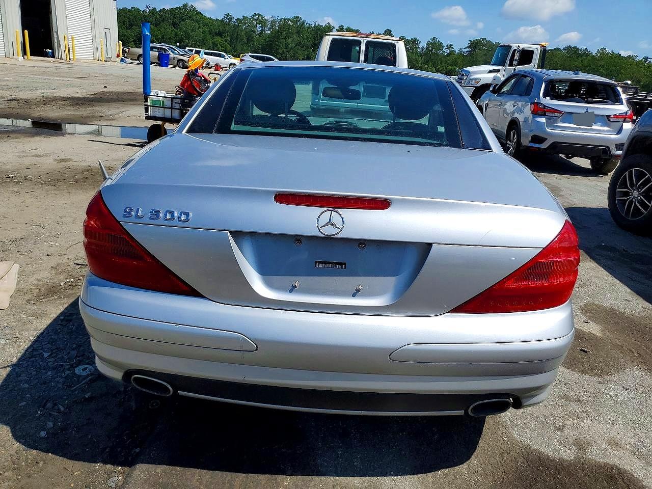 2003 Mercedes-benz Sl 500r Silver vin: WDBSK75F53F055665