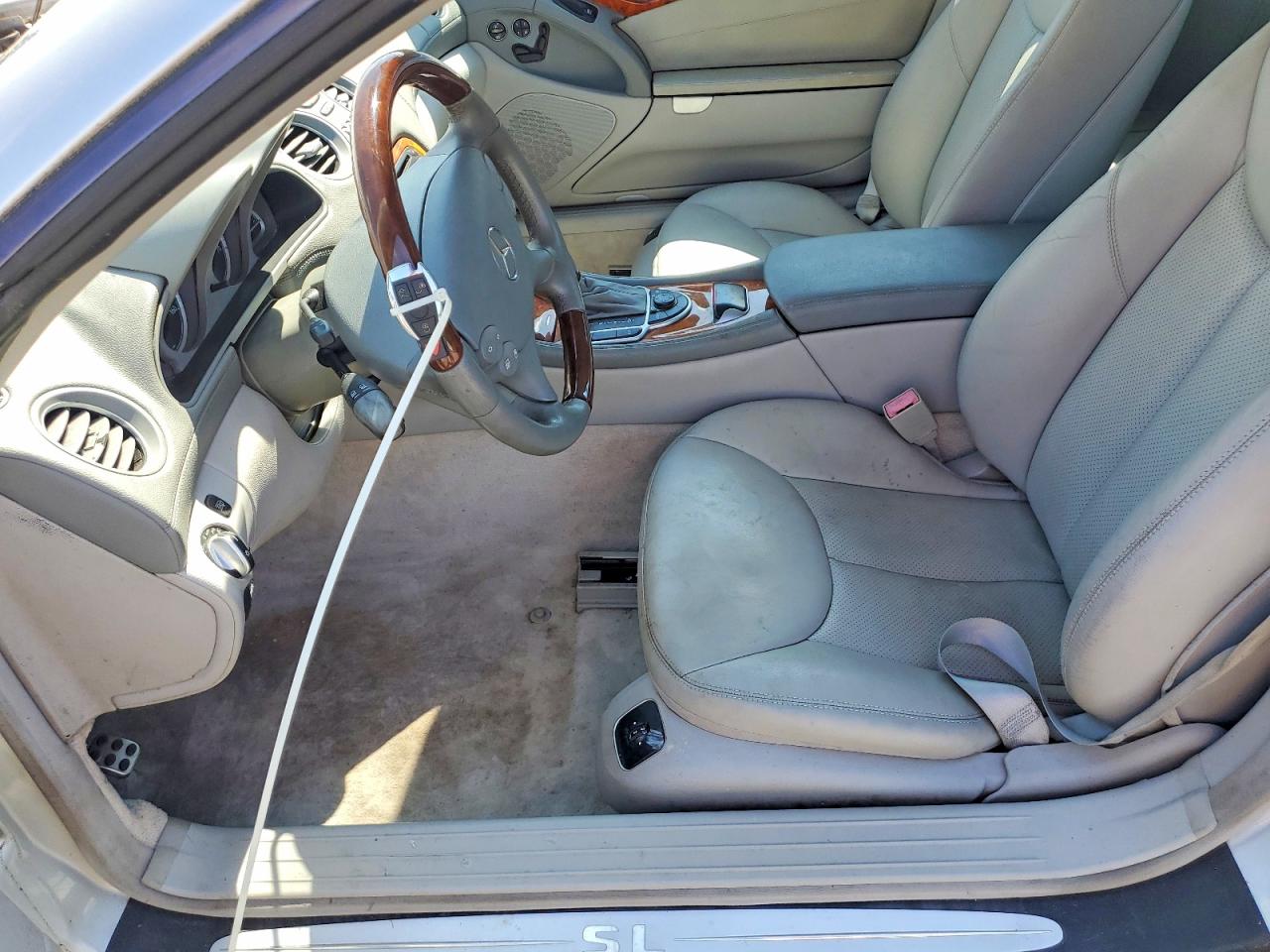 2003 Mercedes-benz Sl 500r Silver vin: WDBSK75F53F055665