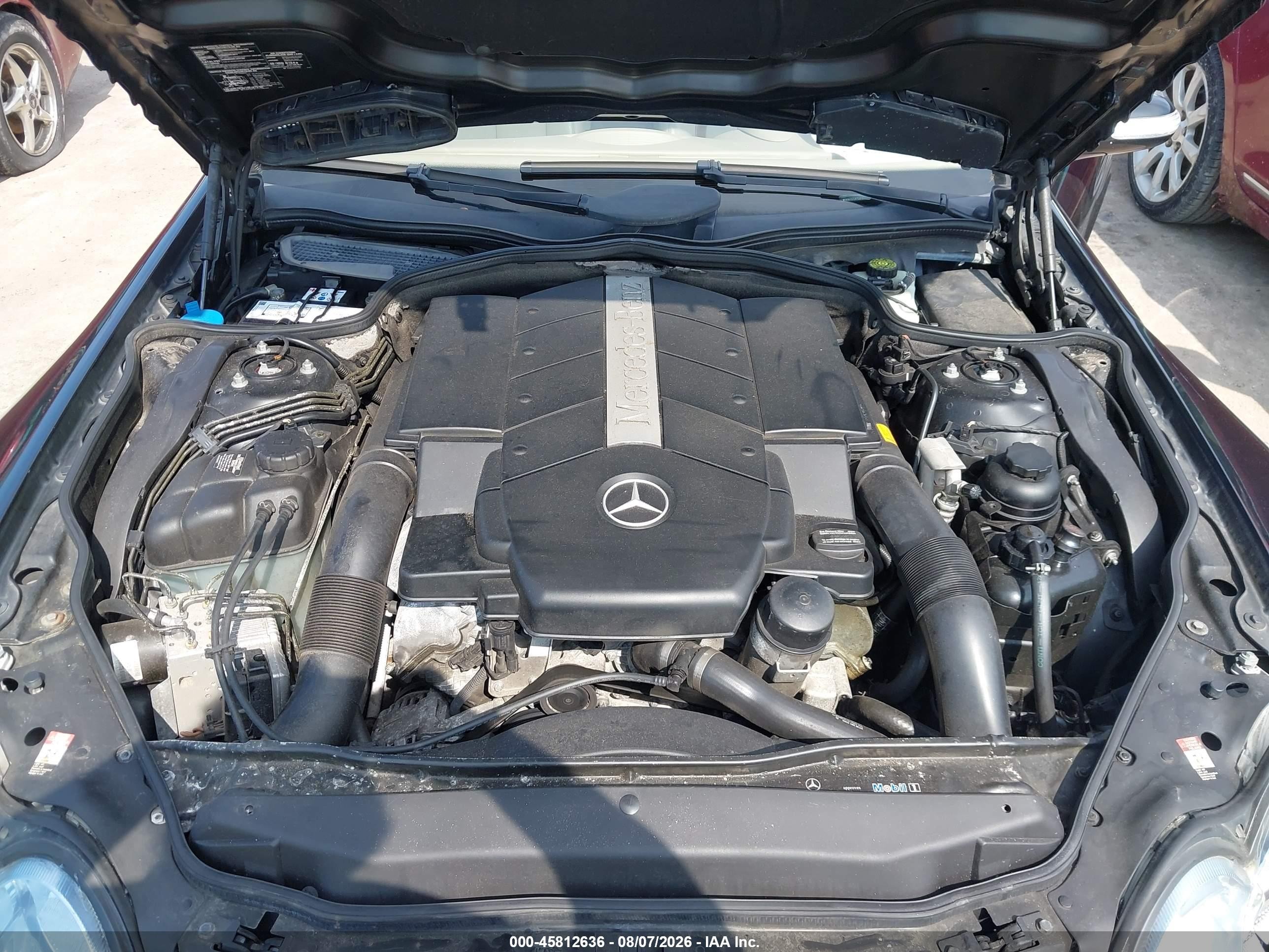 2004 Mercedes-benz Sl 500   Black vin: WDBSK75F54F066151