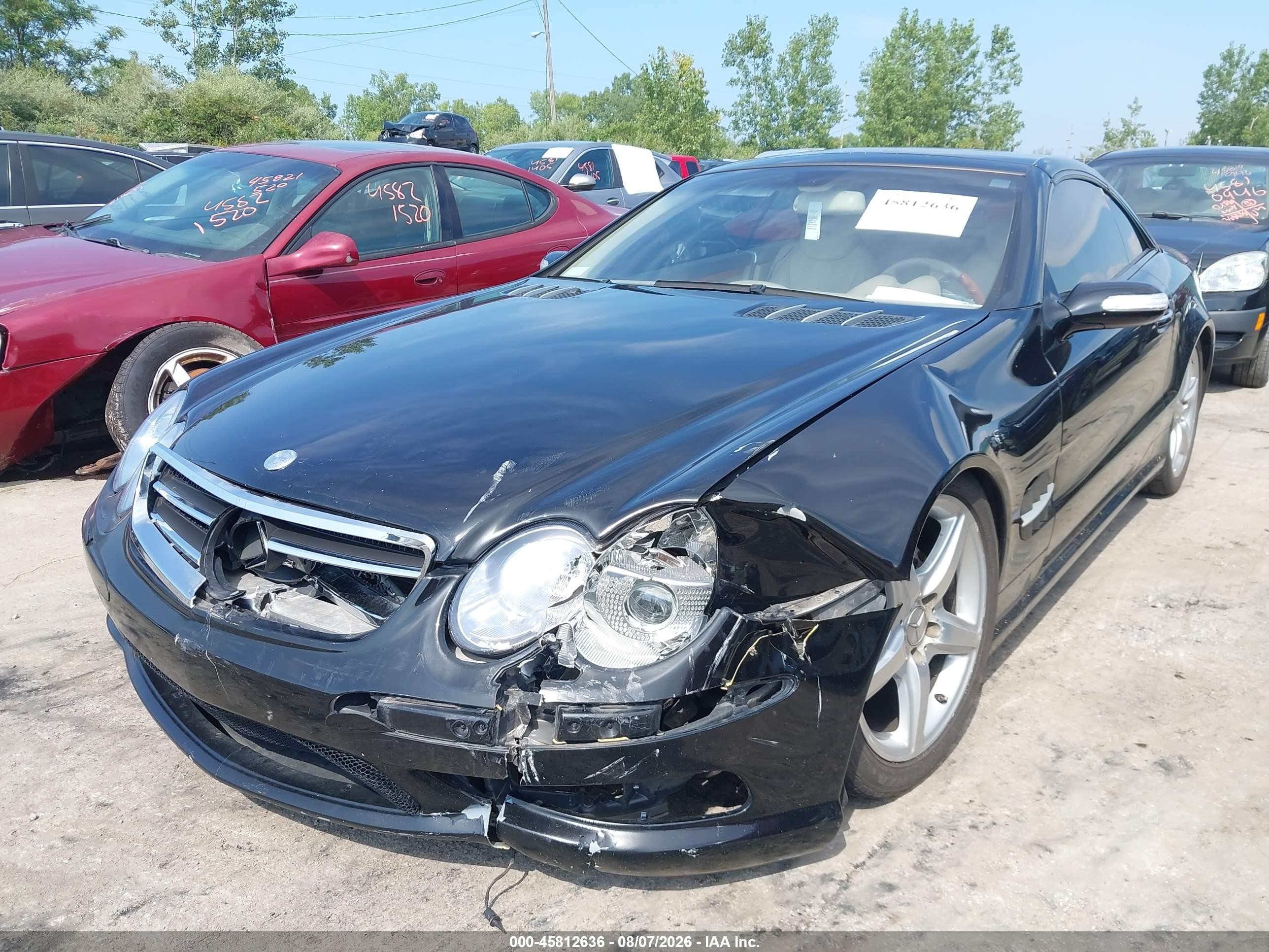 2004 Mercedes-benz Sl 500   Black vin: WDBSK75F54F066151