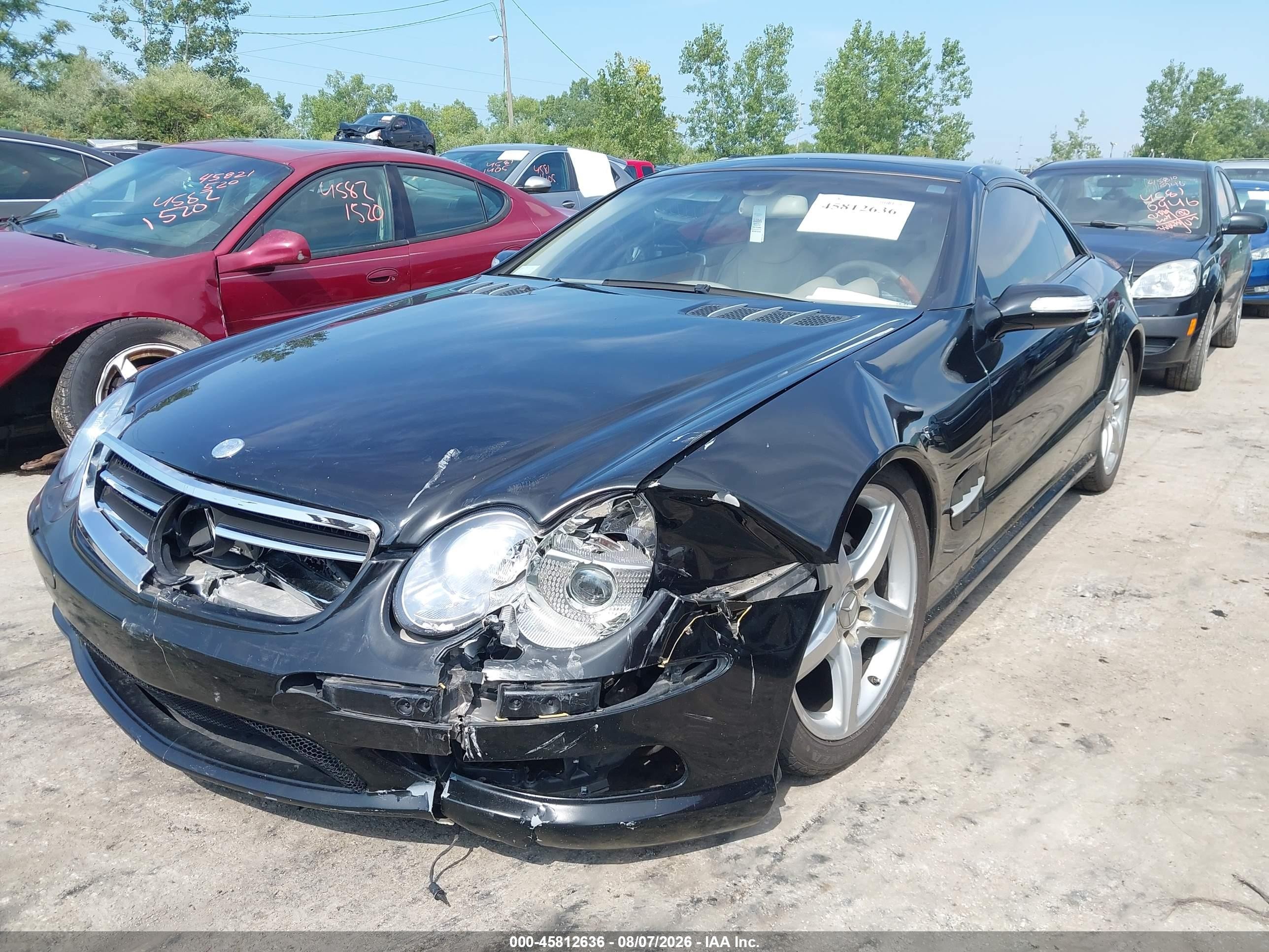 2004 Mercedes-benz Sl 500   Black vin: WDBSK75F54F066151
