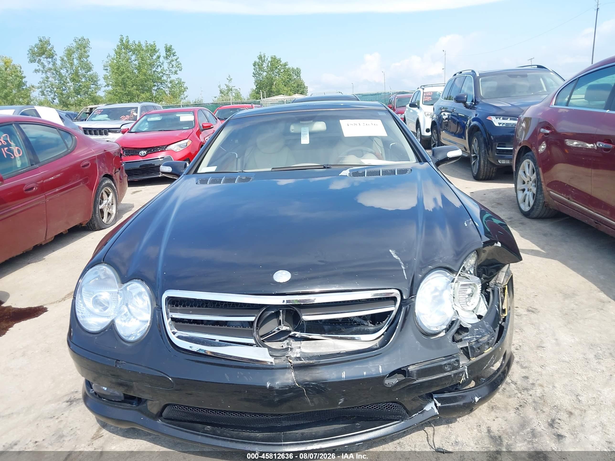 2004 Mercedes-benz Sl 500   Black vin: WDBSK75F54F066151