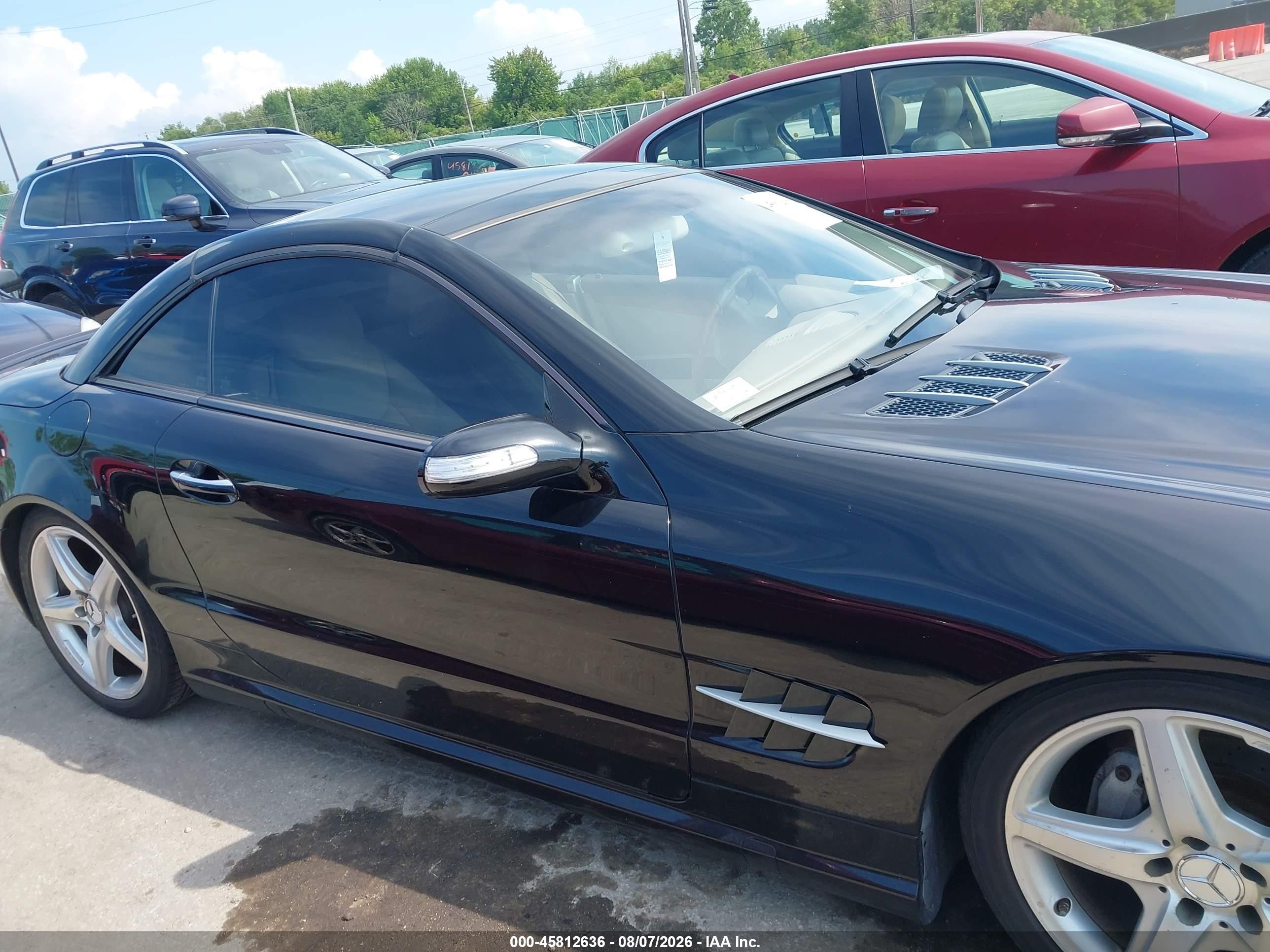 2004 Mercedes-benz Sl 500   Black vin: WDBSK75F54F066151