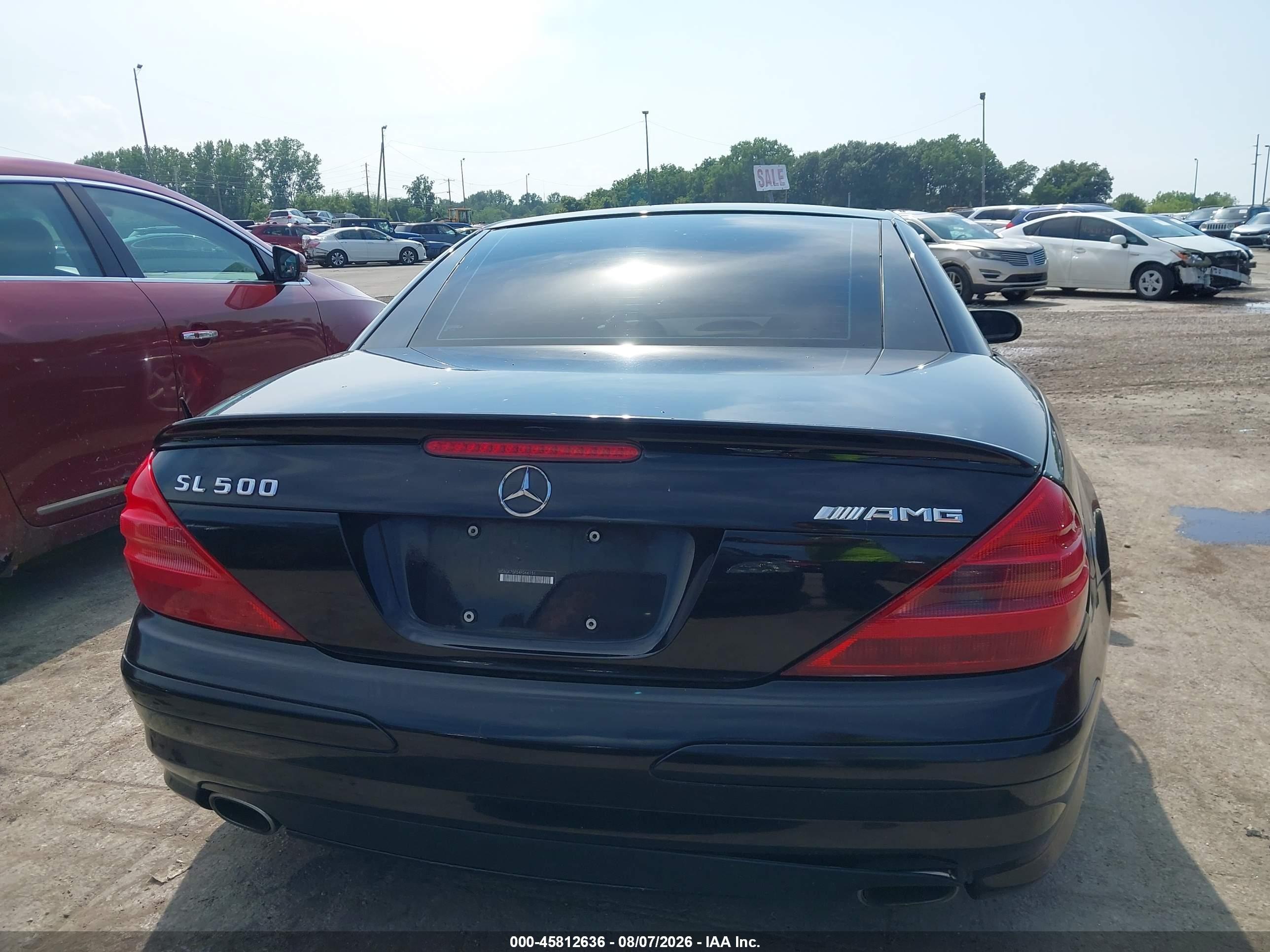 2004 Mercedes-benz Sl 500   Black vin: WDBSK75F54F066151
