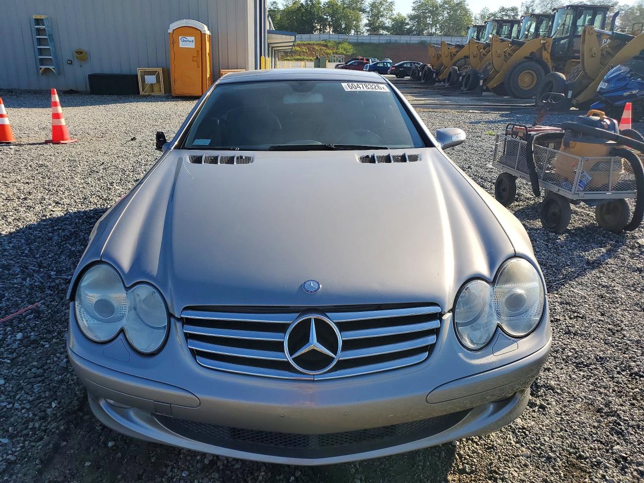 2005 Mercedes-benz Sl 500 Серебряный vin: WDBSK75F55F103040