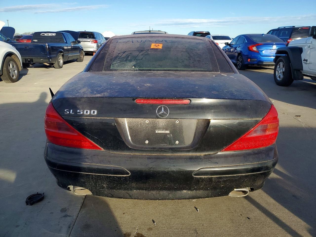2003 Mercedes-benz Sl 500r Black vin: WDBSK75F63F013666