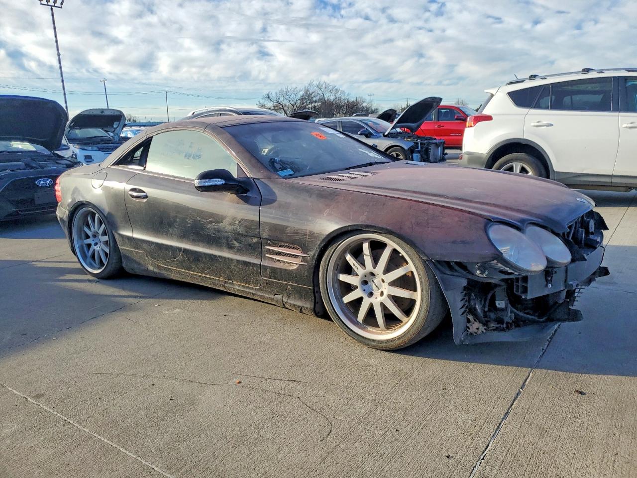2003 Mercedes-benz Sl 500r Black vin: WDBSK75F63F013666