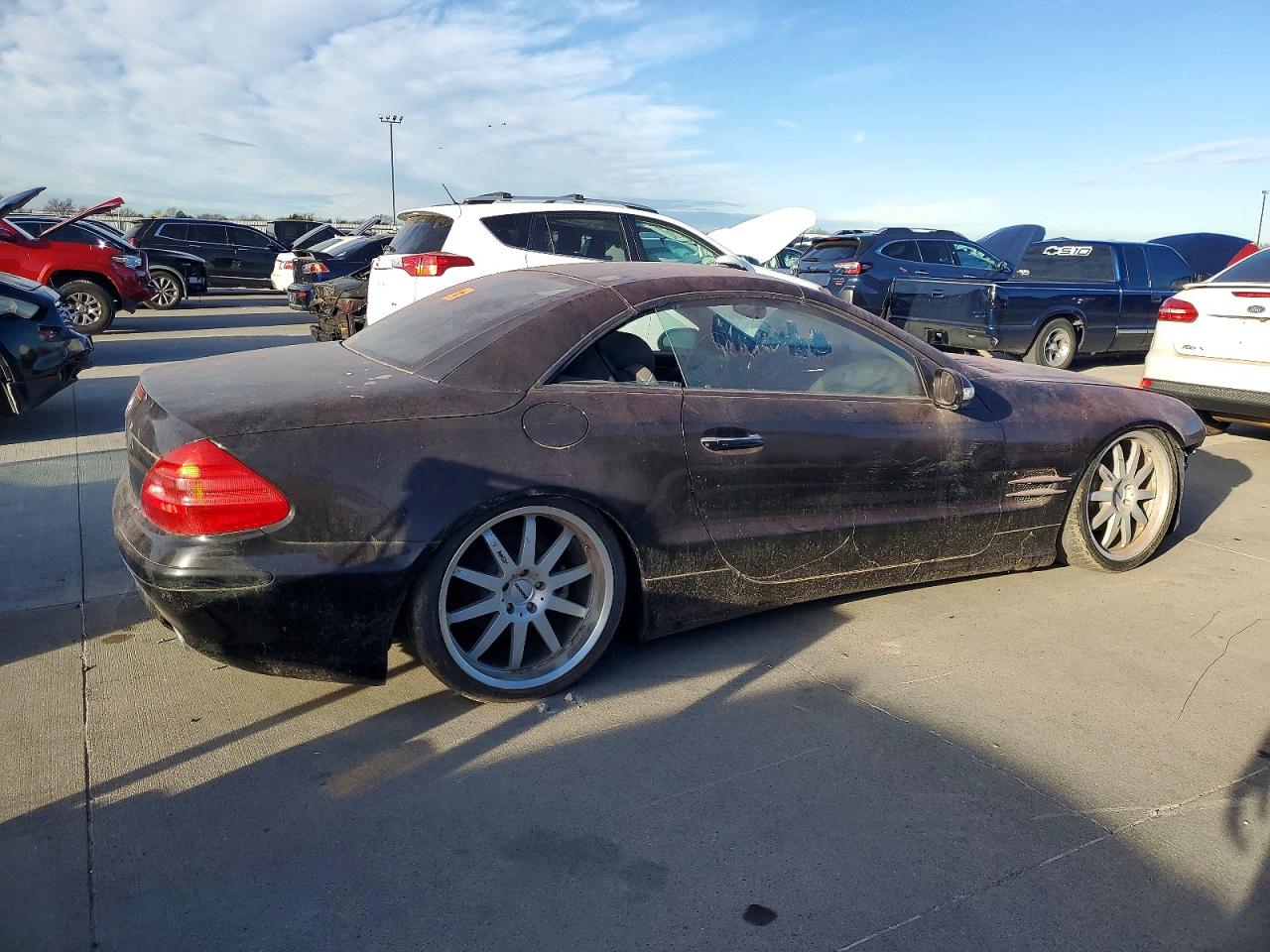 2003 Mercedes-benz Sl 500r Black vin: WDBSK75F63F013666