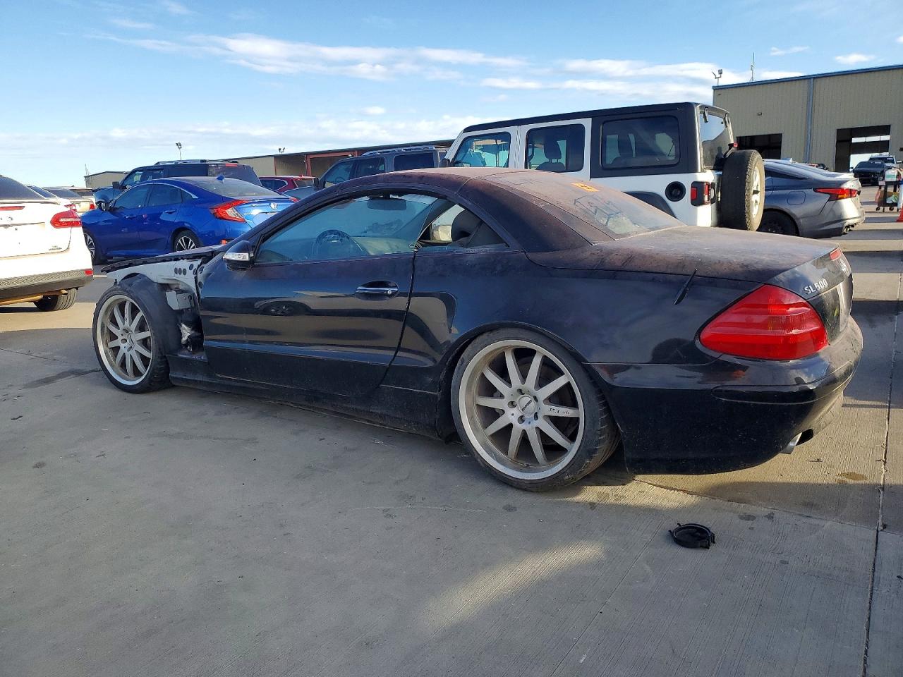 2003 Mercedes-benz Sl 500r Black vin: WDBSK75F63F013666