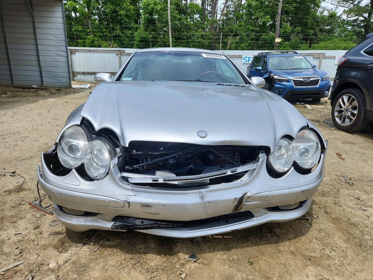 2003 Mercedes-benz Sl 500r Silver vin: WDBSK75F63F022349