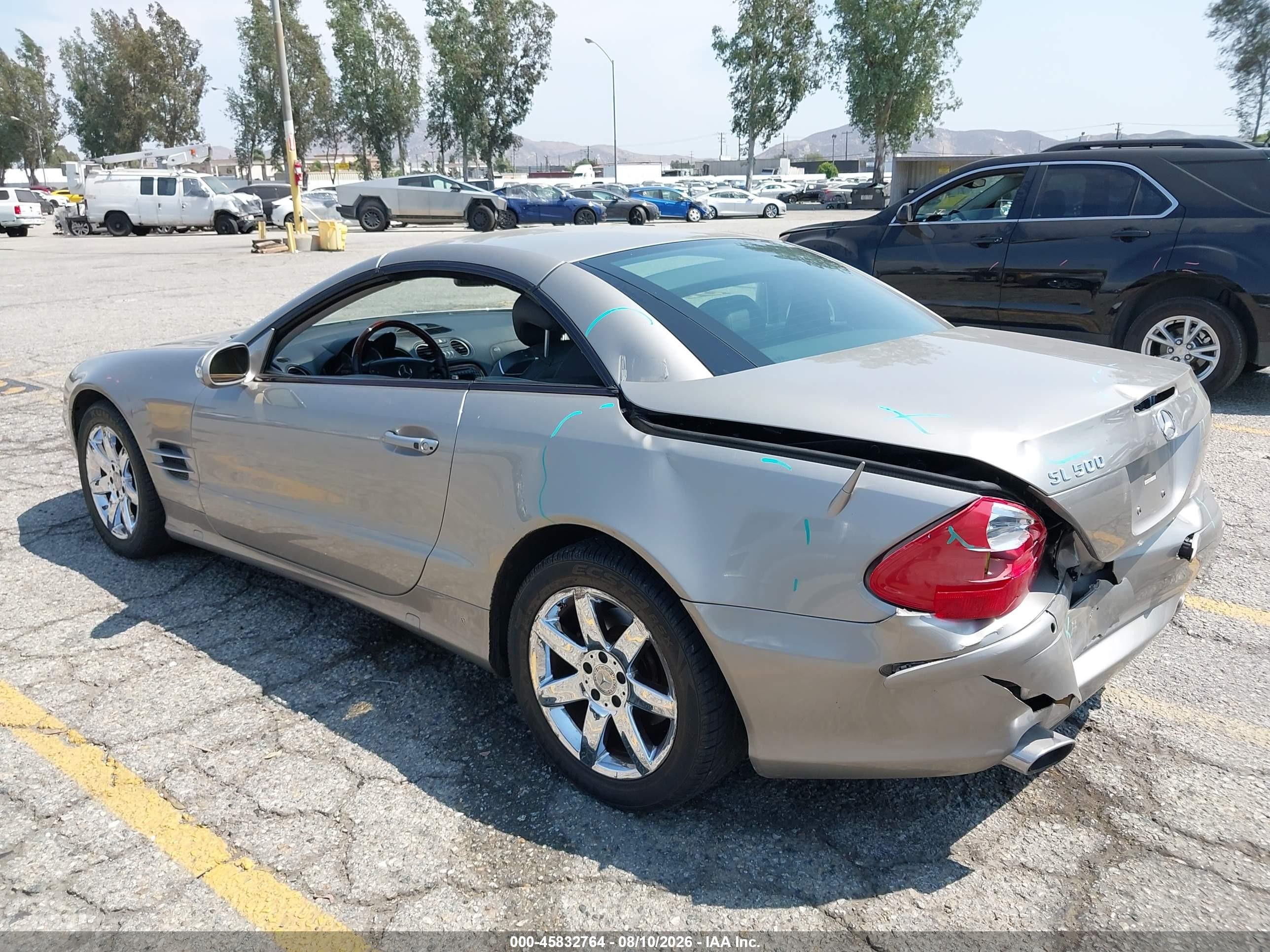 2003 Mercedes-benz Sl 500   Gray vin: WDBSK75F63F028314